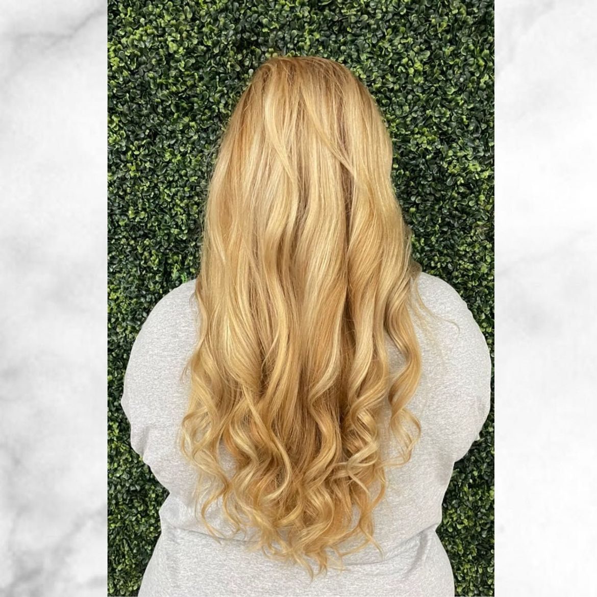Ondas rubias doradas